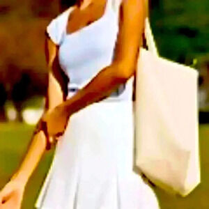 *NWT* OGL Built-In Bra Square Neck Top - Blue - Size  Large *FITS SM